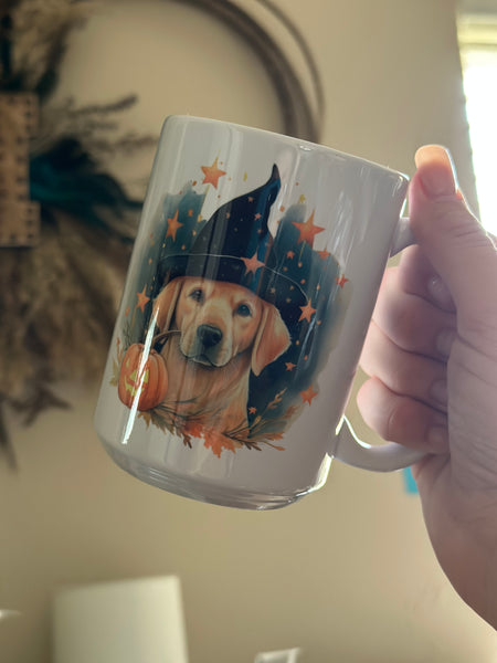 Halloween doggy mug