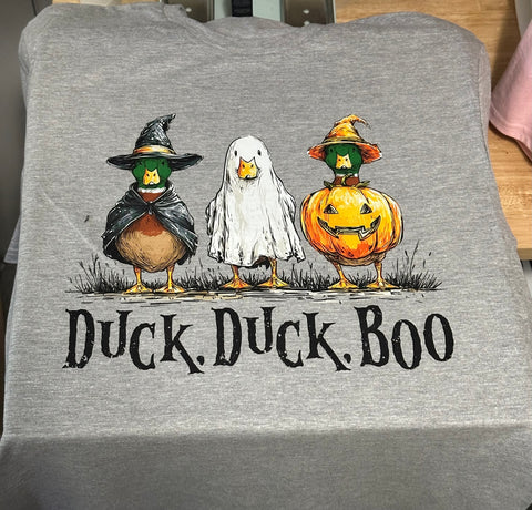 Duck duck boo Halloween tee