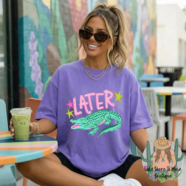 Later alligator, after while crocodile tee