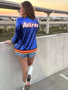 Astros sequin jacket