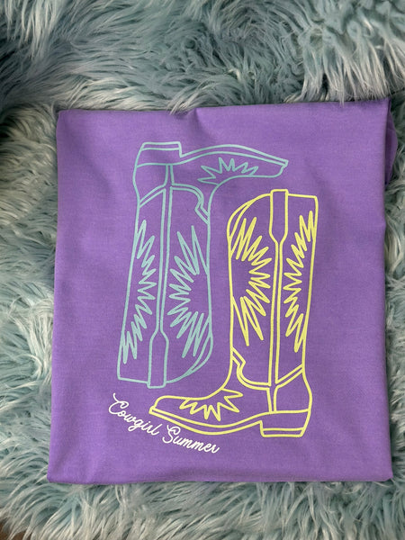 Cowgirl summer western tee