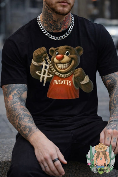 Houston sports iced out tee