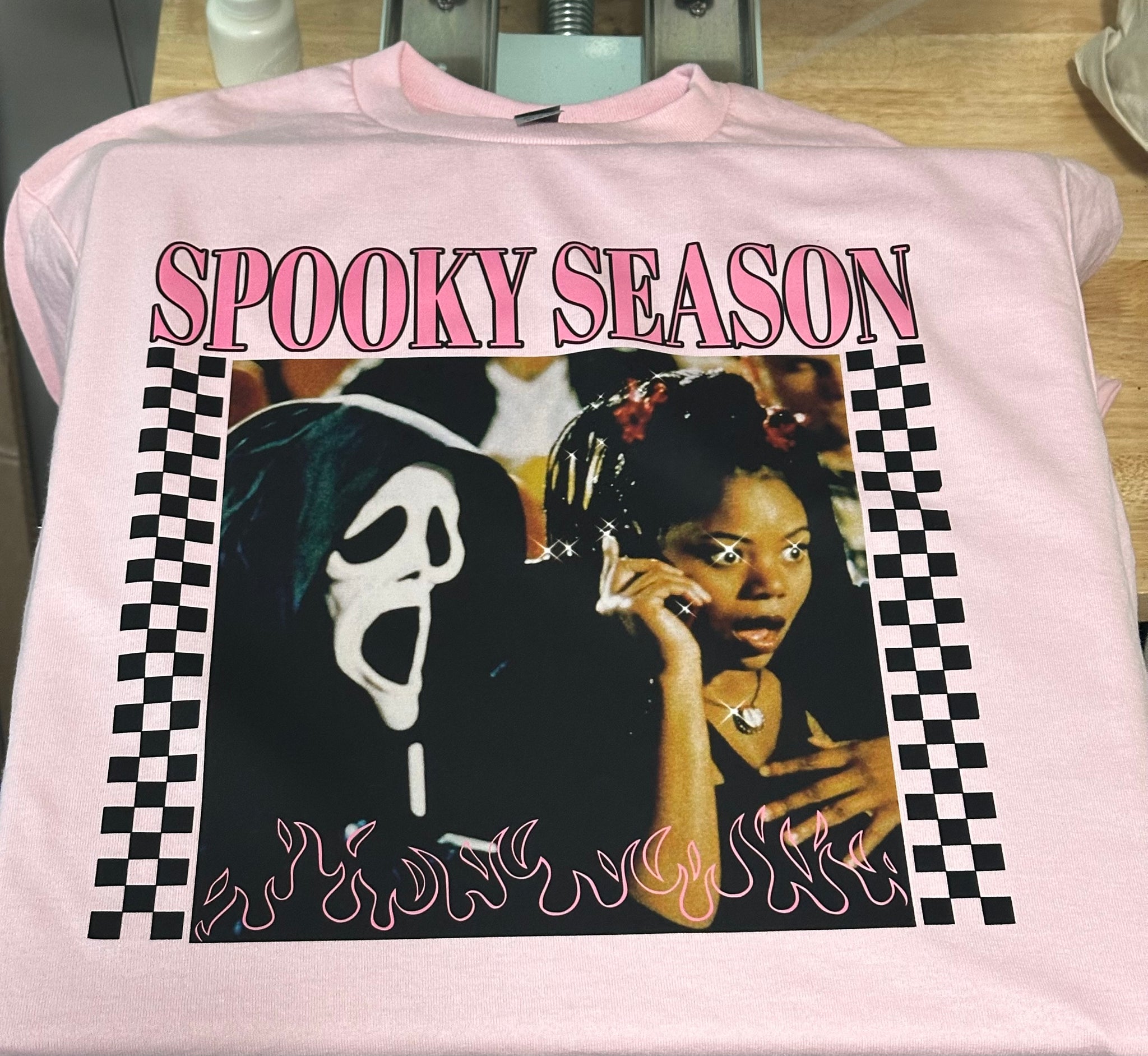 Spooky season scary movie tee