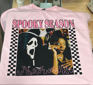 Spooky season scary movie tee