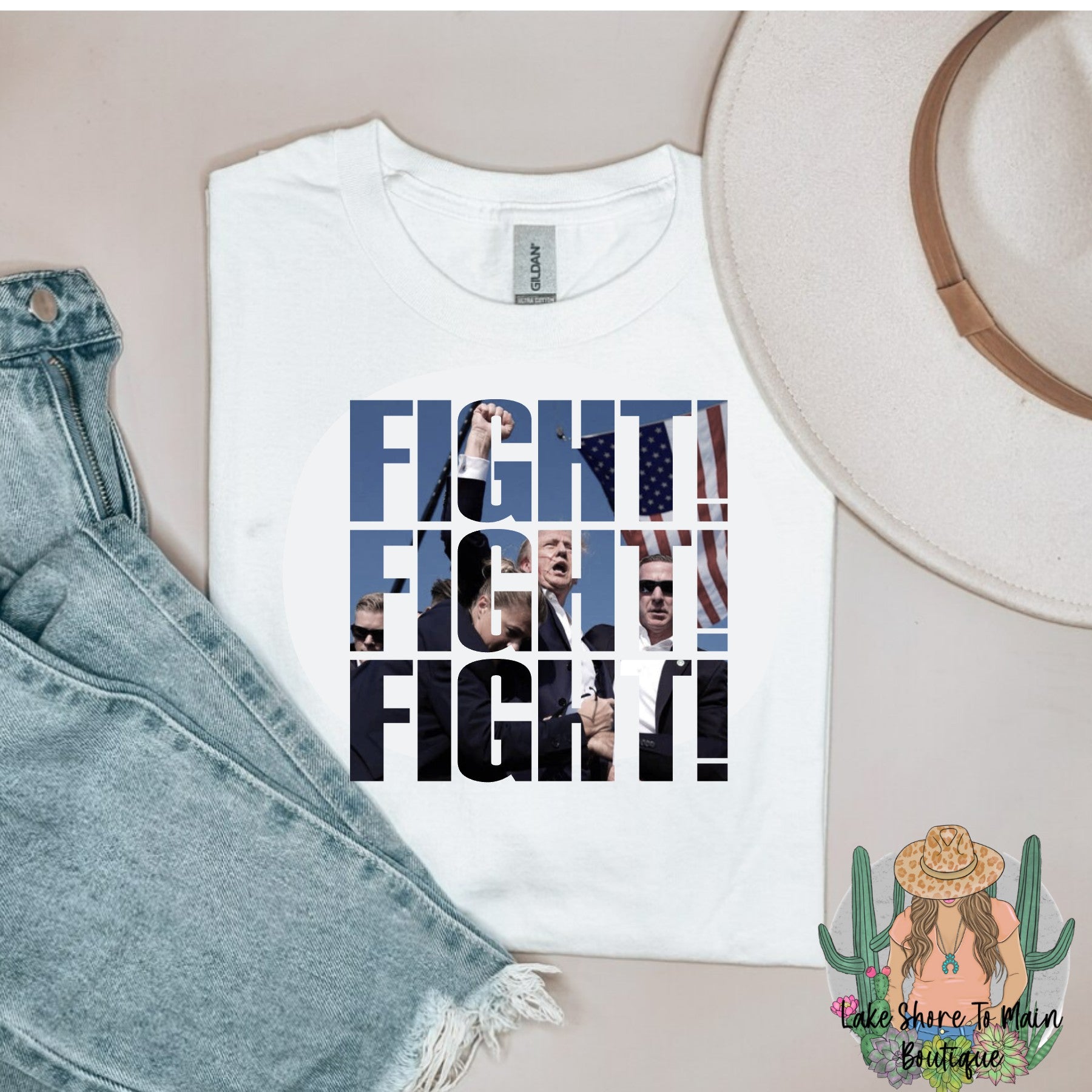 Trump tee - Fight - MAGA - Trump rally shirt