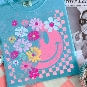 Smiley retro summertime tee