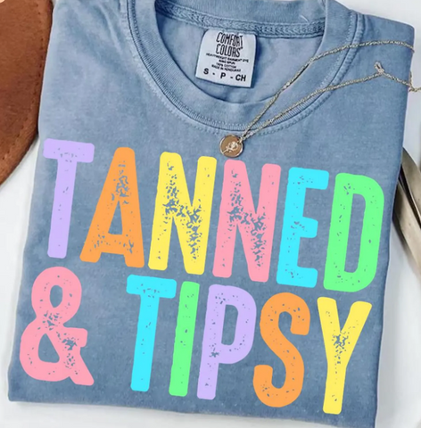 Tanned & Tipsy tee