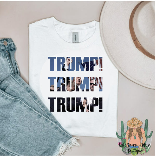 Trump tee -TRUMP! - MAGA - Trump rally shirt