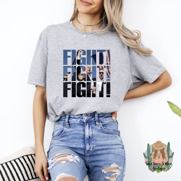 Trump tee - Fight - MAGA - Trump rally shirt