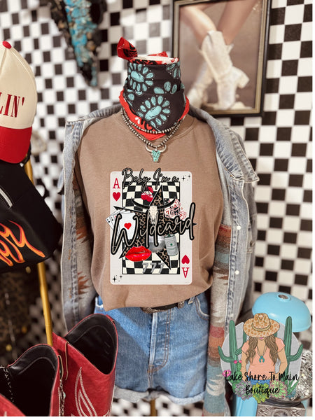 Wild card western tee