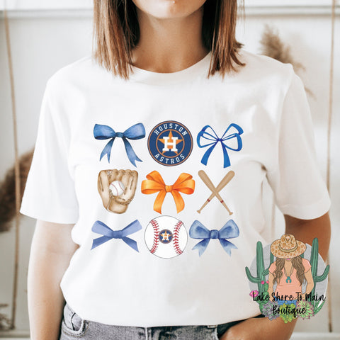 Houston Astros coquette shirt