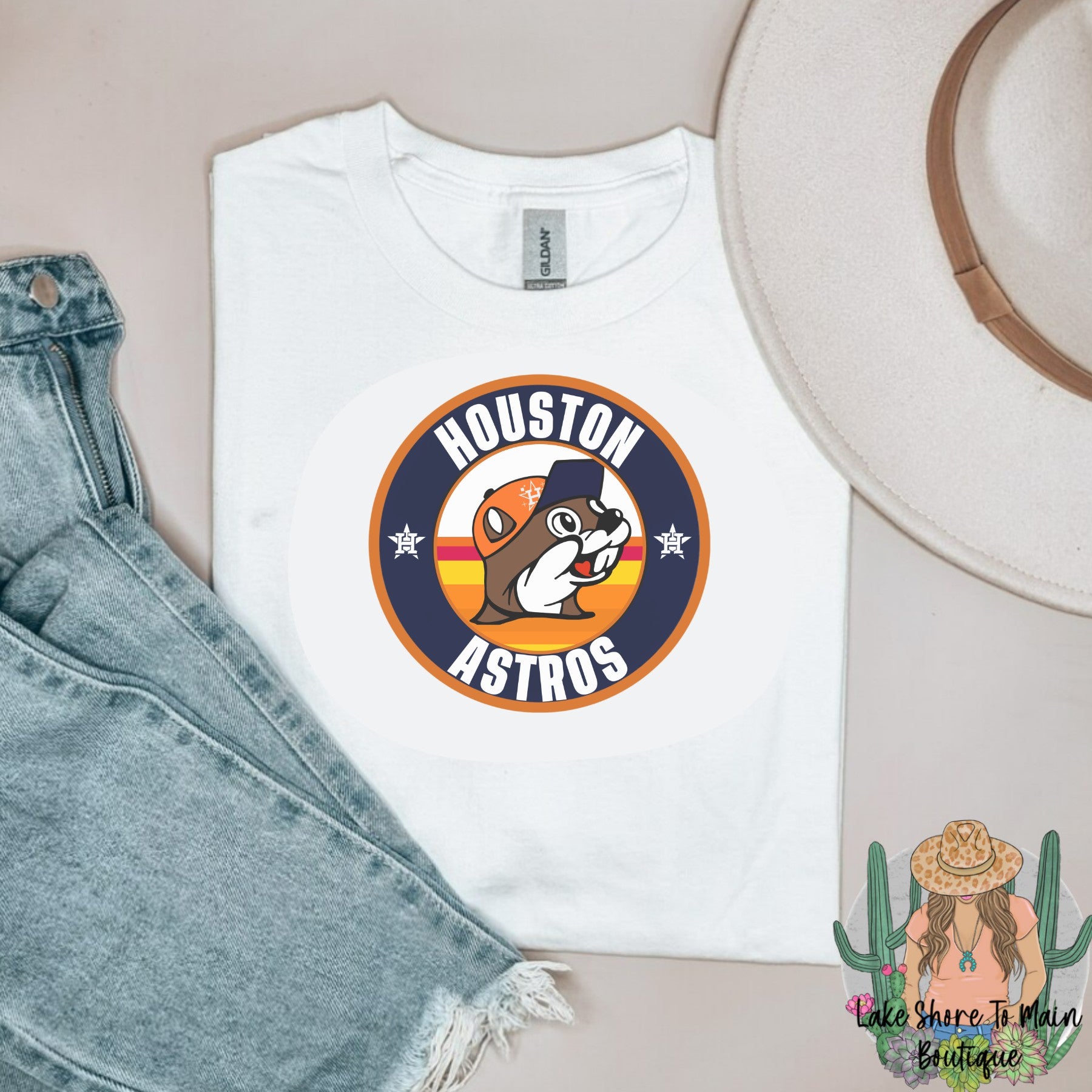 Houston Astros beaver tee