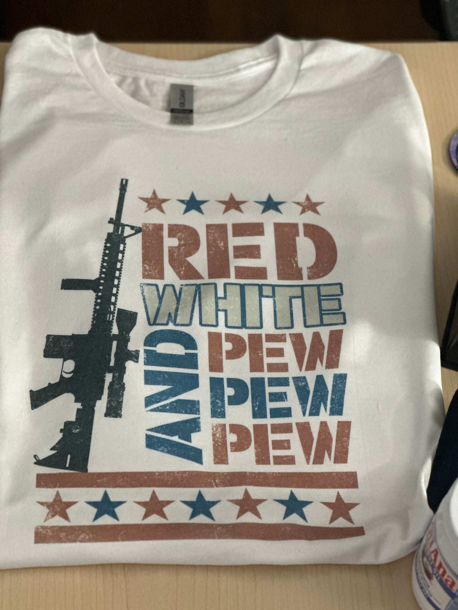 Red white & pew