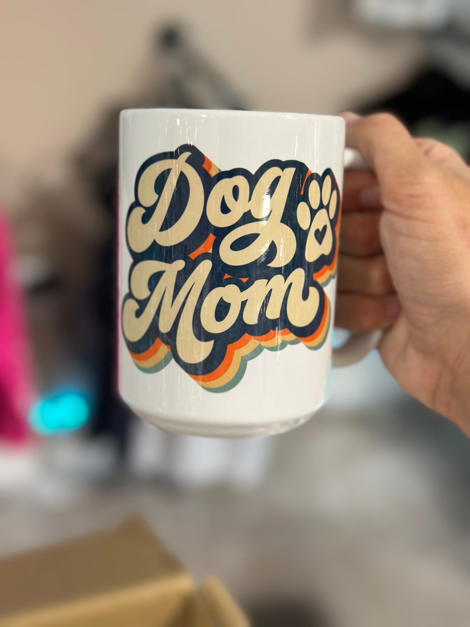 Dog Mom coffee mug