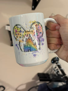 Watercolor magic coffee mug