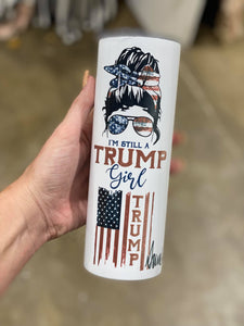 Trump girl tumbler