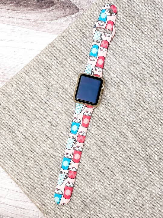 Latte Silicone Watch Band