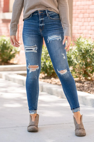 KANCAN: Ranch hand skinny jeans