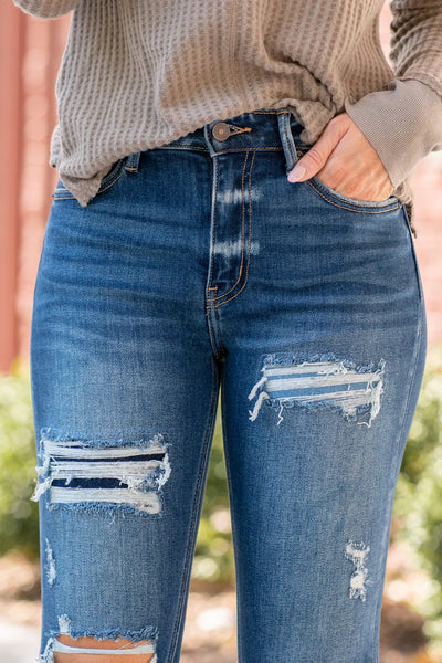 KANCAN: Ranch hand skinny jeans