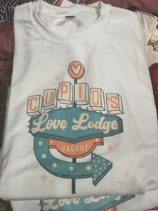 Cupid’s love lodge sweatshirt
